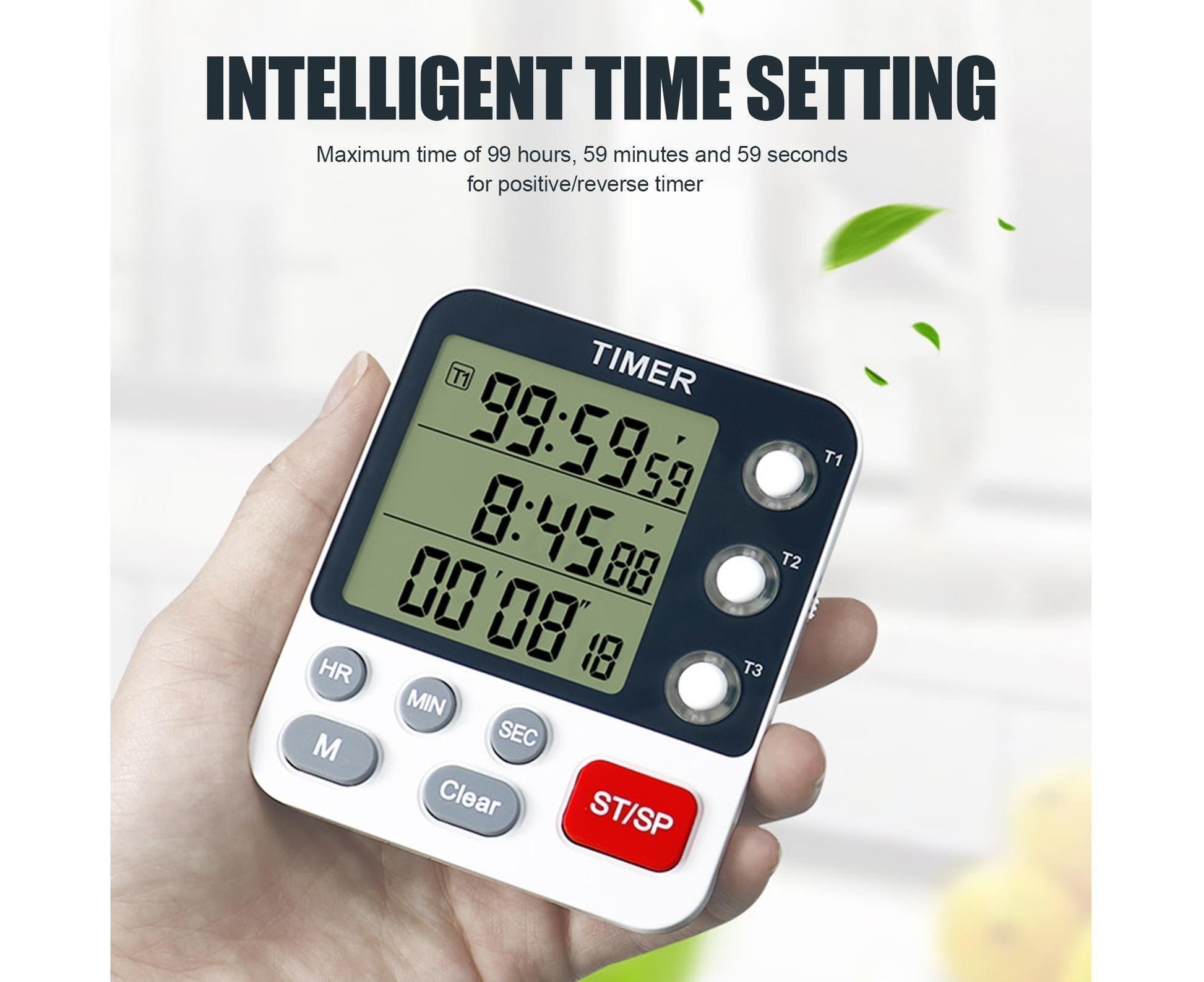 Timer Adjustable Time Reminder-White V1263-JX-696
