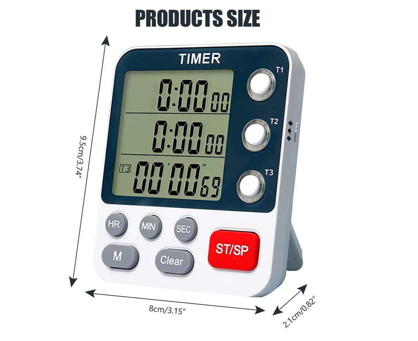 Timer Adjustable Time Reminder-White V1263-JX-696