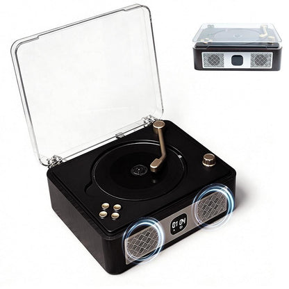 Retro CD Player with Speakers - Portable Bluetooth Music Player for Home Use V1263-JX-6960