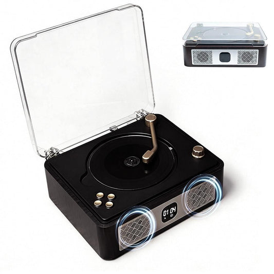 Retro CD Player with Speakers - Portable Bluetooth Music Player for Home Use V1263-JX-6960