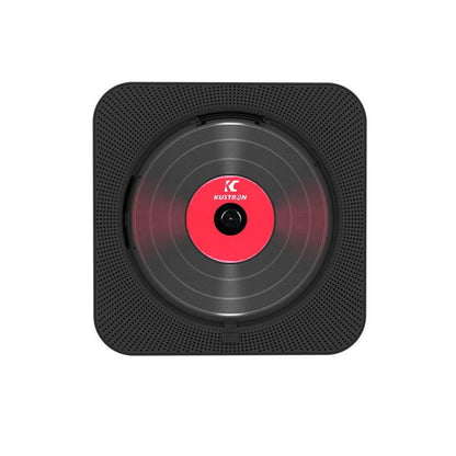 Wall-Mount Bluetooth CD Player LCD Display Music Player Home Audio Boombox Black V1263-JX-6963