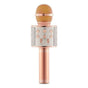 Handheld Wireless Bluetooth Microphone with Speaker for IOS Android Phone Computer 1800mAh Battery Rose Gold V1263-JX-6975-2