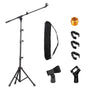 Universal Metal Mic Stand with Adjustable Height and Mic Clips V1263-JX-6989