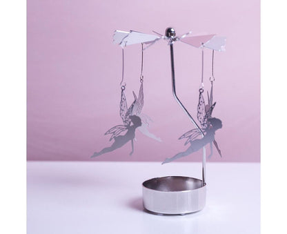 Rotating Carousel Tea Light Hanging Deer Candle Holder Candlestick Room Decor-Snowflake * V1263-JX-699