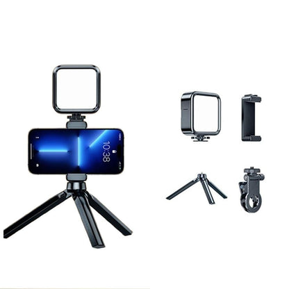 Mini RGB Video Light Kit Adjustable Fill Light for Vlog & Live Stream V1263-JX-6990