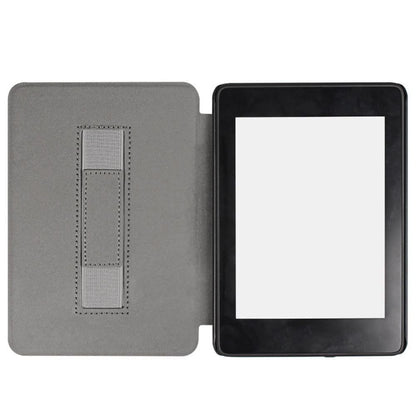 PU Leather Smart Cover Case with Auto Sleep and Wake for Kindle Paperwhite 12th 7-Inch - Grey V1263-JX-6991