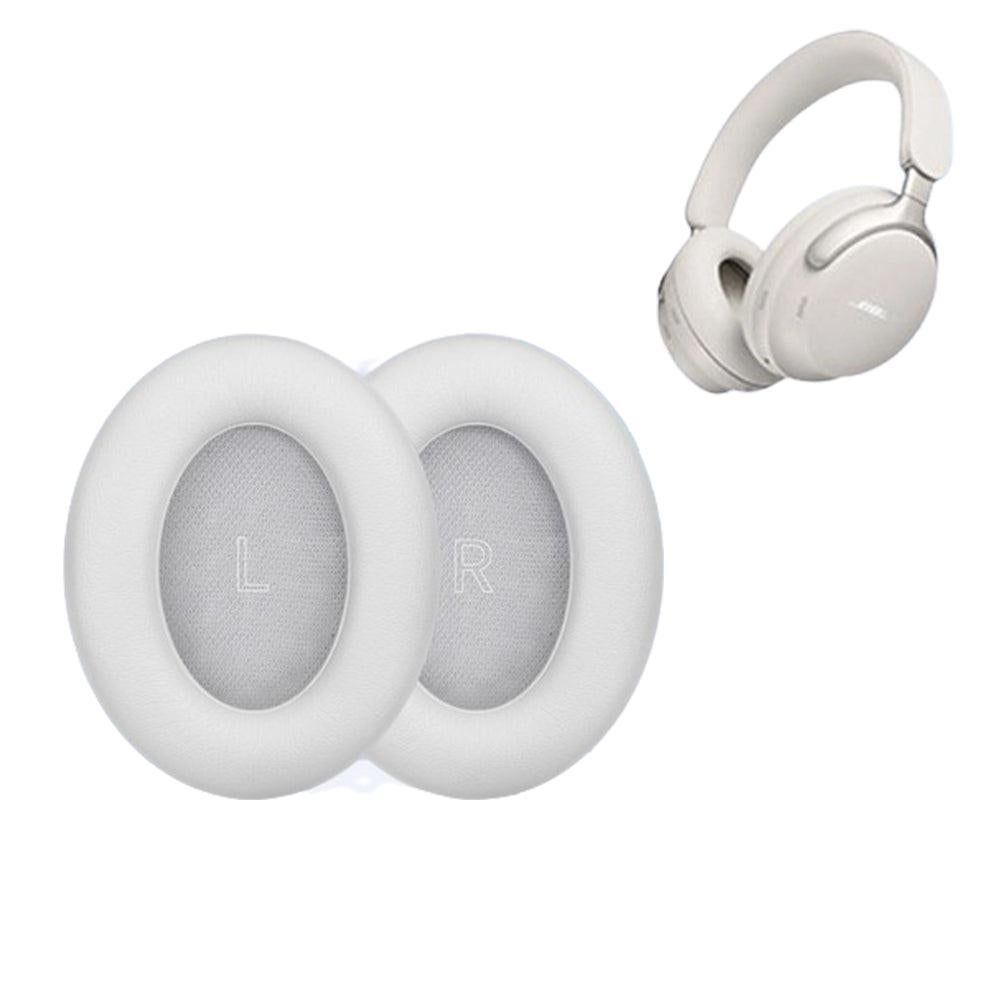 1 Pair Replacement Ear Pads Cushions for Bose QC Ultra Headphones White V1263-JX-6992-3