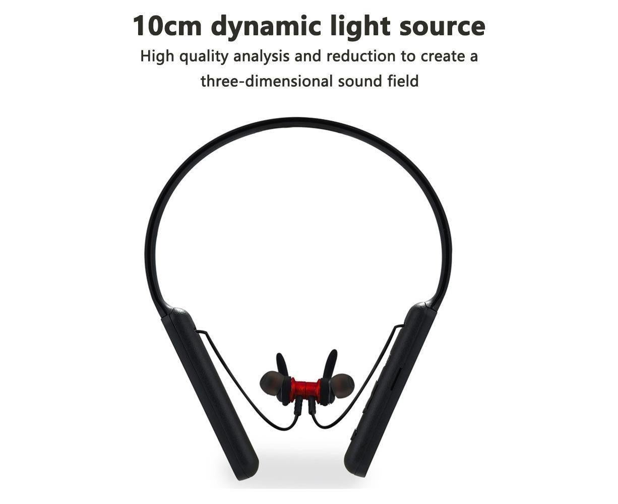 Bluetooth Headphones Neckband 20Hrs Playtime V5.0 Wireless Headset V1263-JX-70