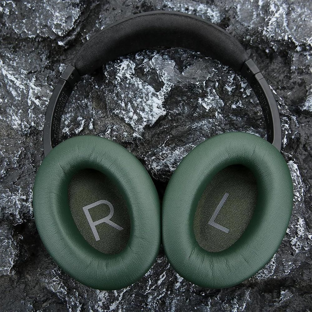 Pair of Replacement Ear Pads for Bose QC45 Headphone Ear Cushions Green V1263-JX-7000-1