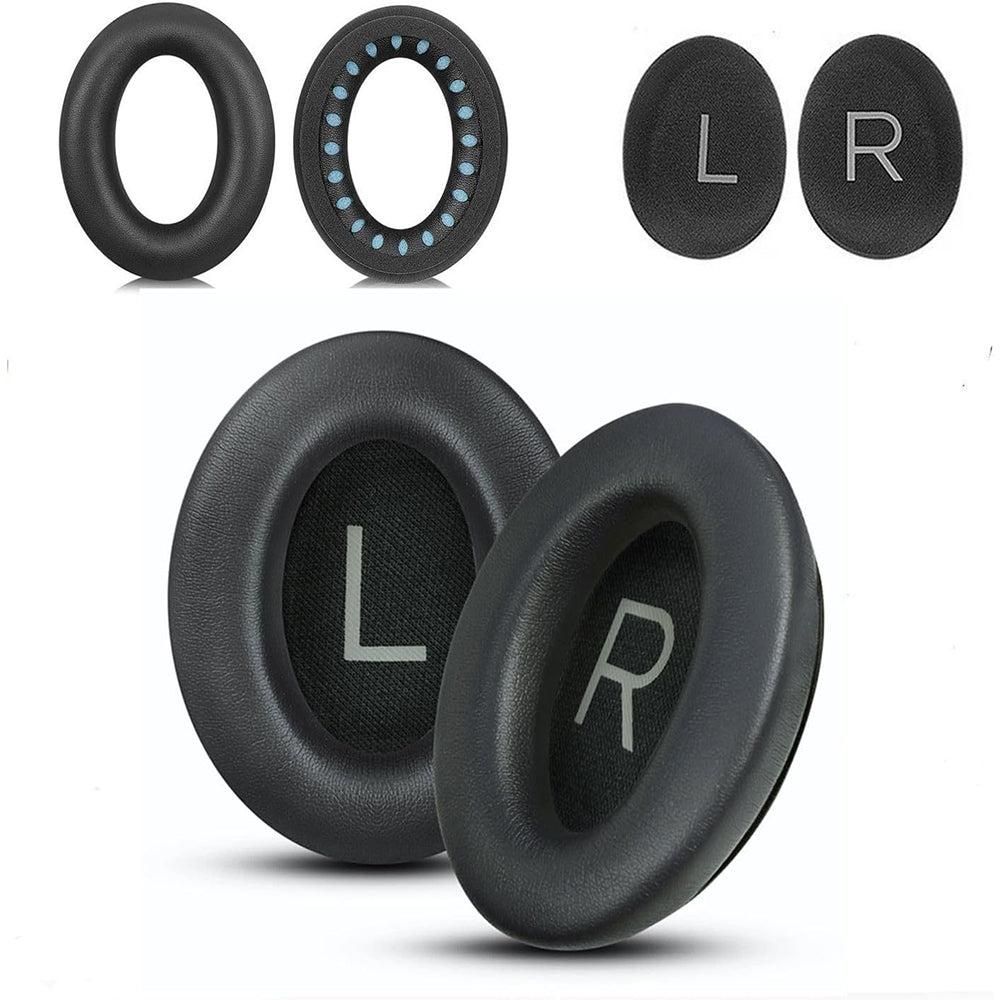 Pair of Replacement Ear Pads for Bose QC45 Headphone Ear Cushions Black V1263-JX-7000-4