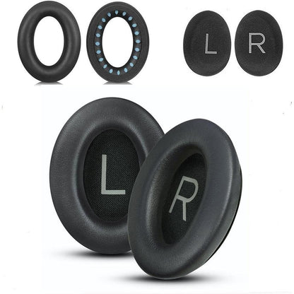 Pair of Replacement Ear Pads for Bose QC45 Headphone Ear Cushions Black V1263-JX-7000-4