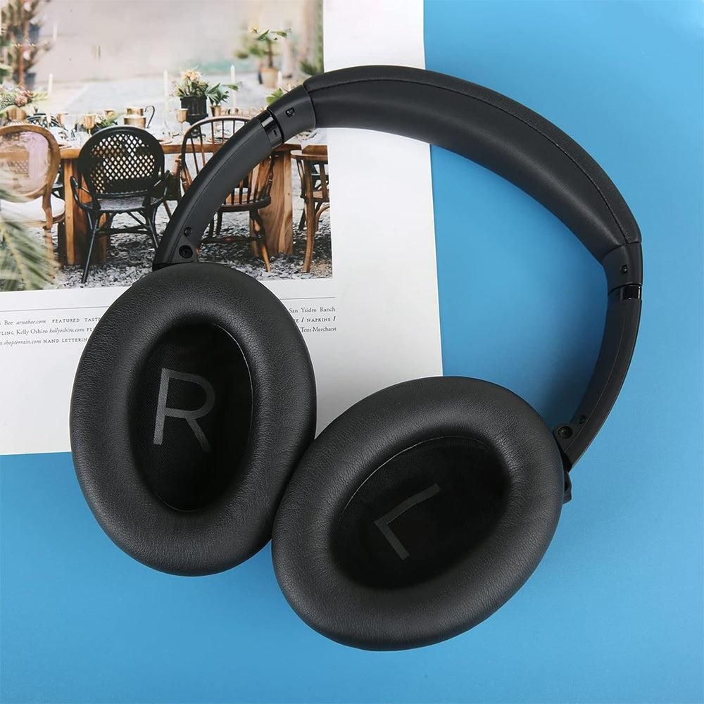 Pair of Replacement Ear Pads for Bose QC45 Headphone Ear Cushions Black V1263-JX-7000-4
