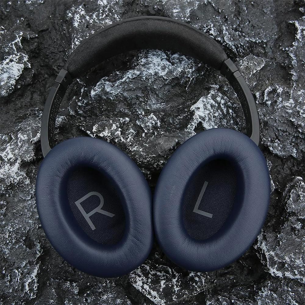 Pair of Replacement Ear Pads for Bose QC45 Headphone Ear Cushions Navy V1263-JX-7000-5