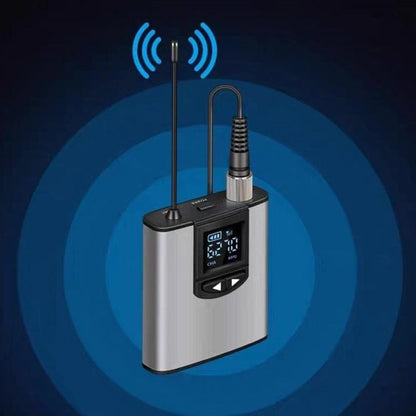 UHF Wireless Headset Microphone with Receiver Lavalier Microphone Set Style 1 V1263-JX-7001-2