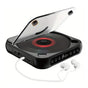 Portable Bluetooth CD Player Supports USB /Wired Playback Rechargeable Walkman Black V1263-JX-7002-2