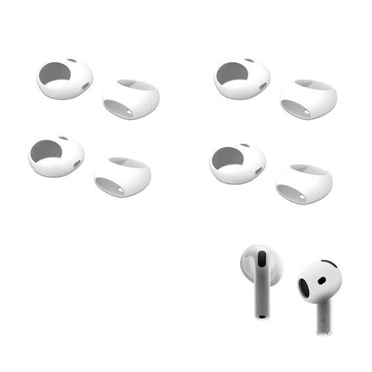 4 Pairs of Ear Tips for AirPods 4 Silicone Earbuds Cover Compatible with Apple AirPods 4th Generation V1263-JX-7005