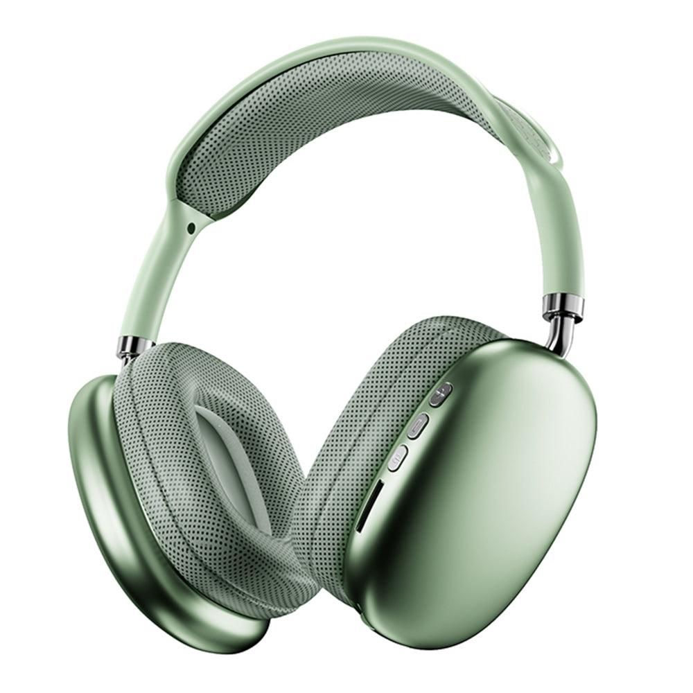 Wireless Headphones TWS Earphones Noise Reduction Headset-Green V1263-JX-7008-2