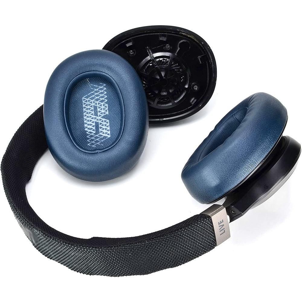 Replacement Ear Pads Cushion Cover Compatible With JBL Live 650BTNC 660NC E65BTNC Duet NC Headphones Blue V1263-JX-7009-1