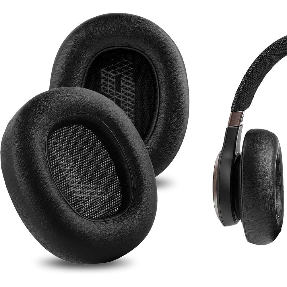 Replacement Ear Pads Cushion Cover Compatible With JBL Live 650BTNC 660NC E65BTNC Duet NC Headphones Black V1263-JX-7009-2