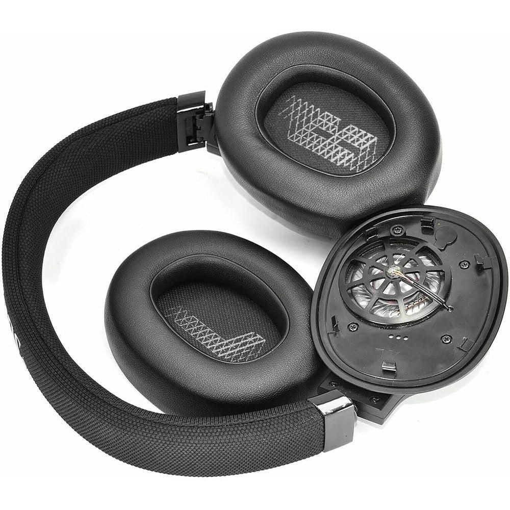Replacement Ear Pads Cushion Cover Compatible With JBL Live 650BTNC 660NC E65BTNC Duet NC Headphones Black V1263-JX-7009-2
