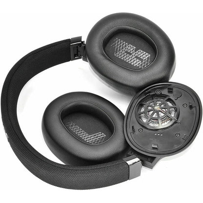 Replacement Ear Pads Cushion Cover Compatible With JBL Live 650BTNC 660NC E65BTNC Duet NC Headphones Black V1263-JX-7009-2