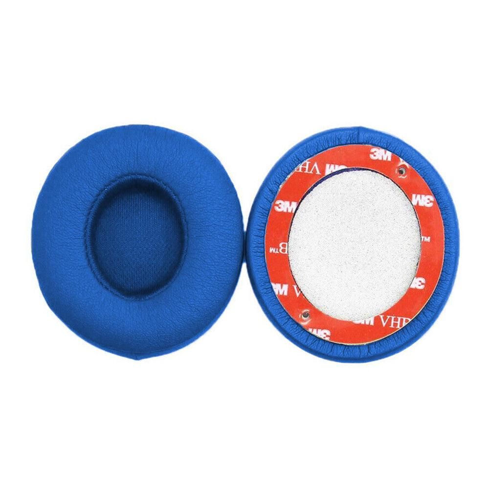 Pair of Replacement Ear Pads for Beats Solo 2 Solo 3 Wireless Headphone Earpads Blue V1263-JX-7011-3