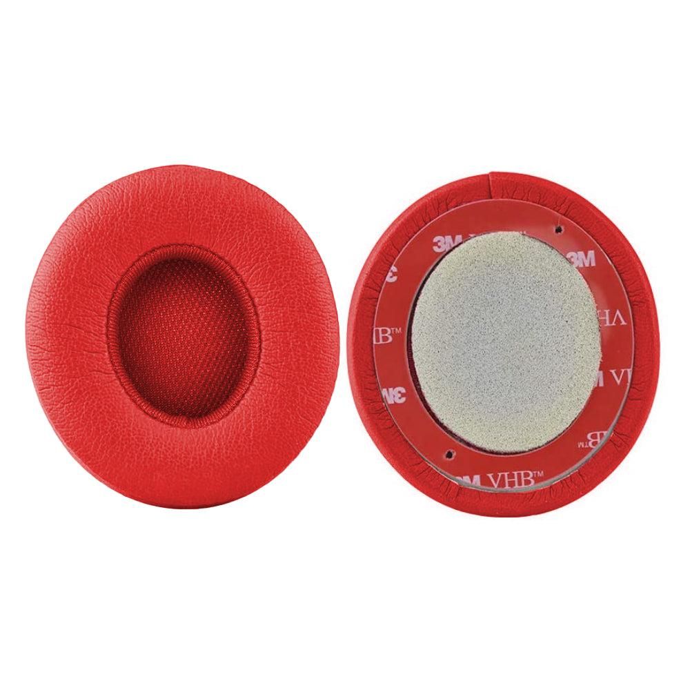 Pair of Replacement Ear Pads for Beats Solo 2 Solo 3 Wireless Headphone Earpads Red V1263-JX-7011-5