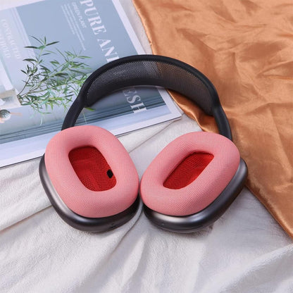 Pair of Replacement Ear Pads for AirPods Max Headphone Ear Cushions Red V1263-JX-7016-2