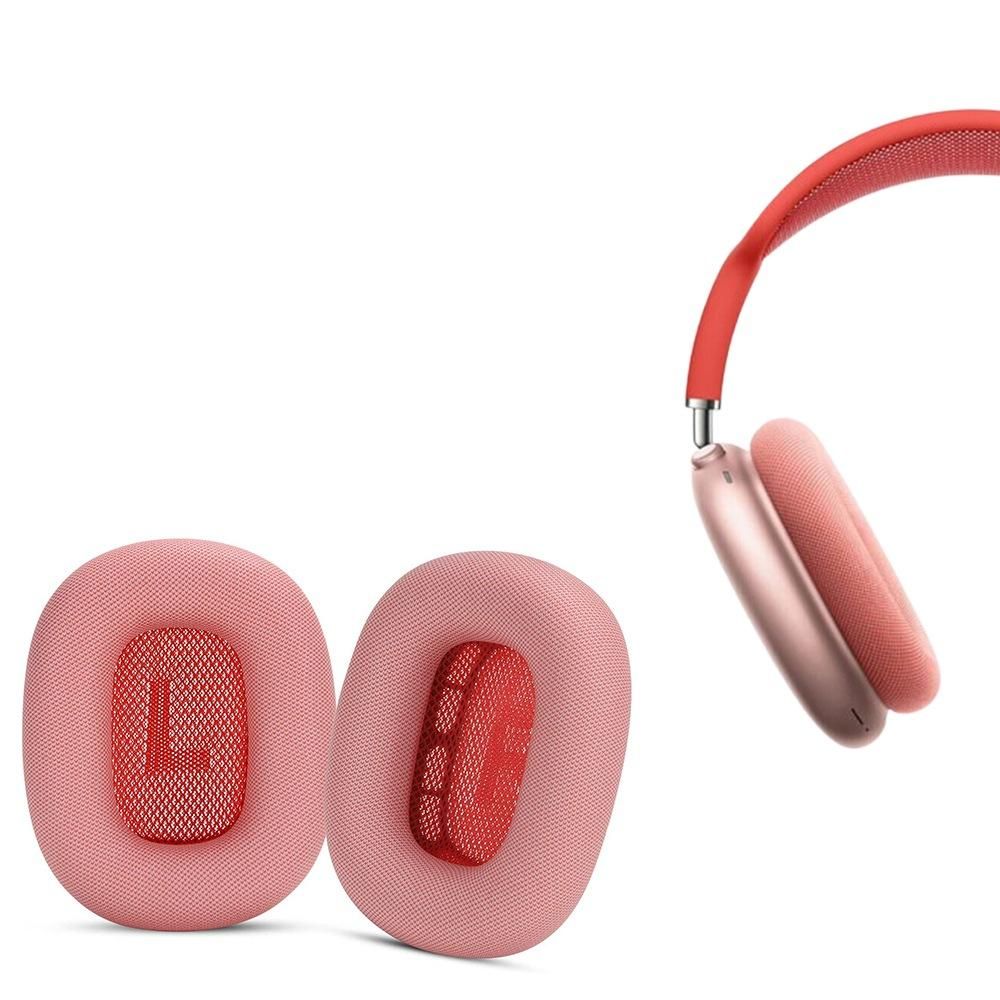 Pair of Replacement Ear Pads for AirPods Max Headphone Ear Cushions Red V1263-JX-7016-2