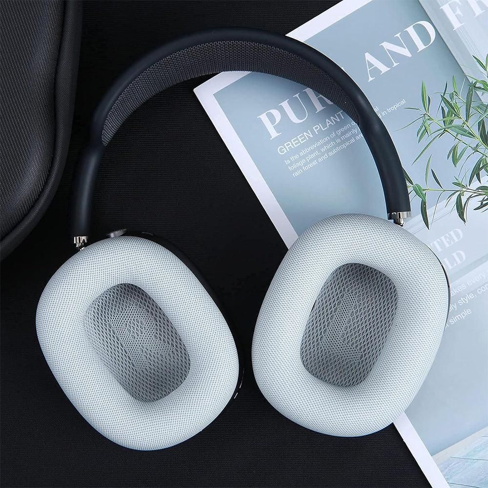 Pair of Replacement Ear Pads for AirPods Max Headphone Ear Cushions White V1263-JX-7016-3