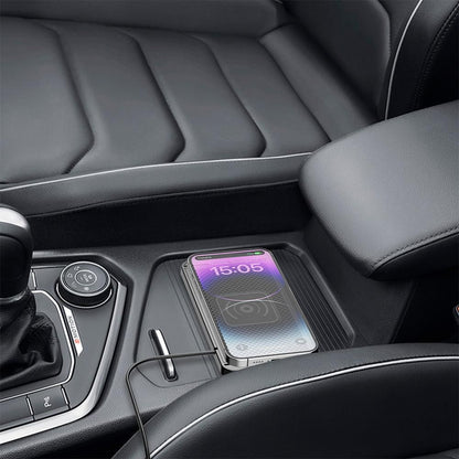 Universal Car Wireless Fast Charger Mat Non-Slip Charging Pad for Devices with Wireless Charging Function USB V1263-JX-7017-1