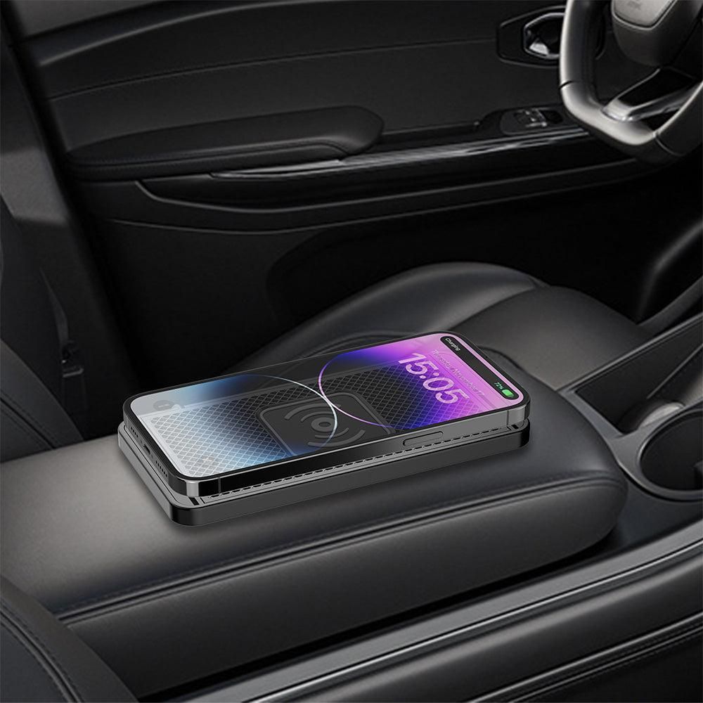 Universal Car Wireless Fast Charger Mat Non-Slip Charging Pad for Devices with Wireless Charging Function V1263-JX-7017-2