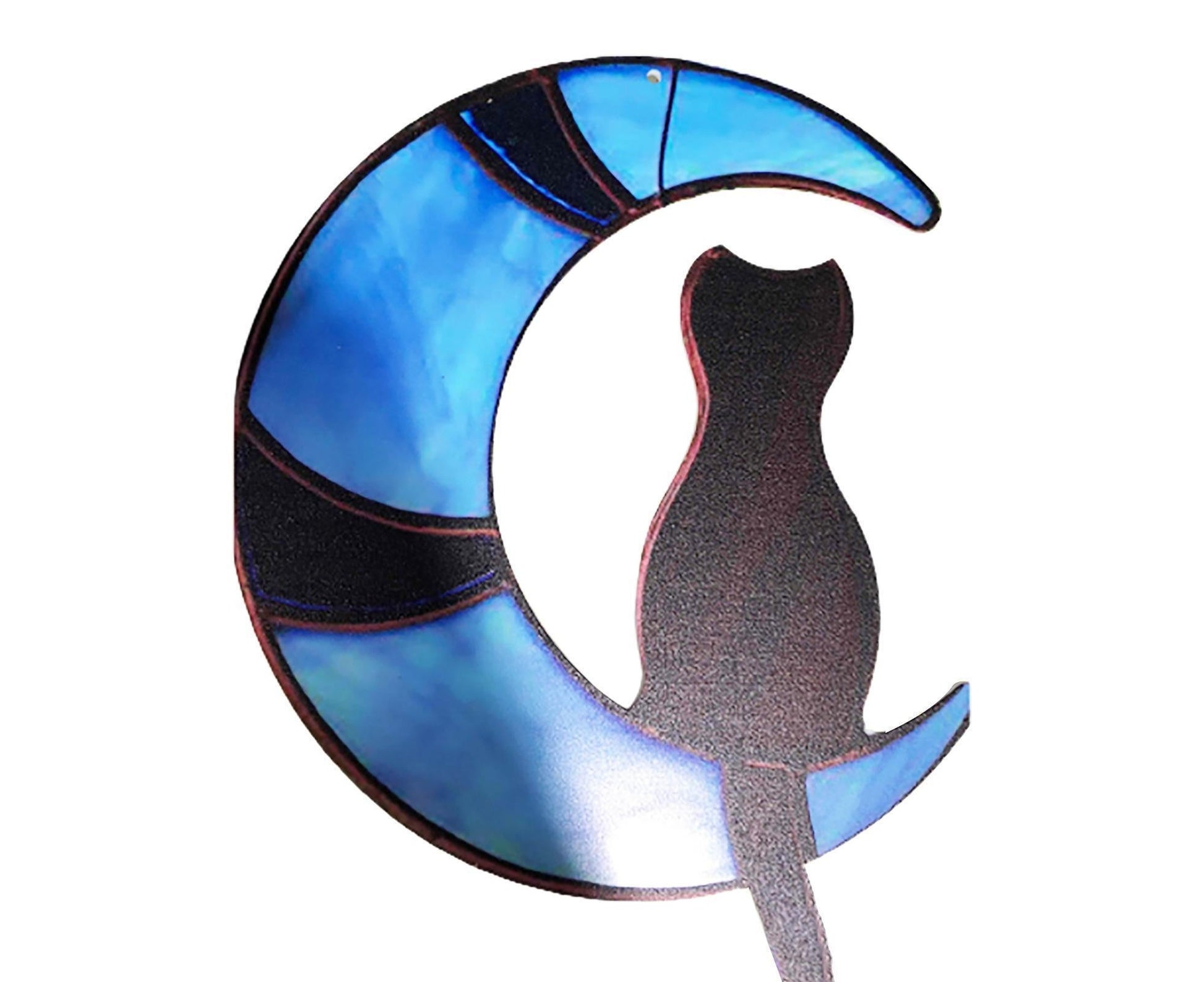 Moon Cats Suncatcher-Blue M V1263-JX-702