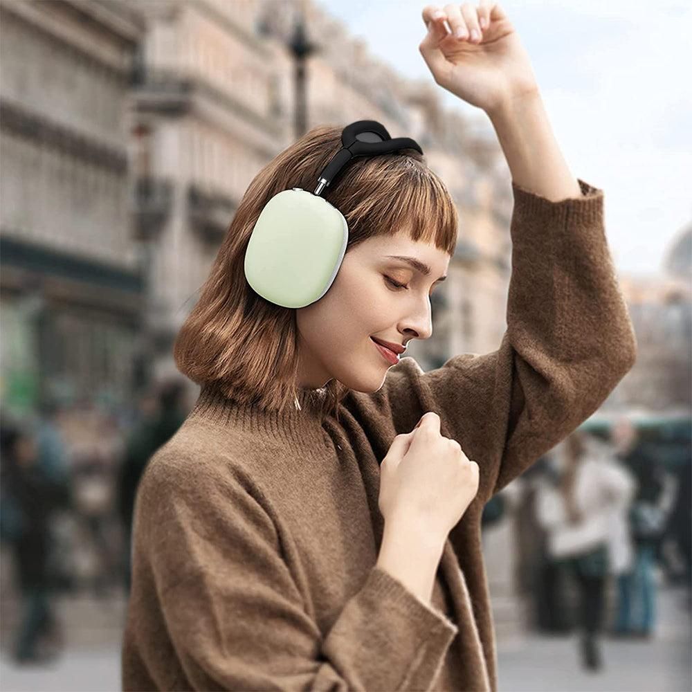 For Apple AirPods Max Headphone Case Silicone Full Cover Protector Green V1263-JX-7020-2