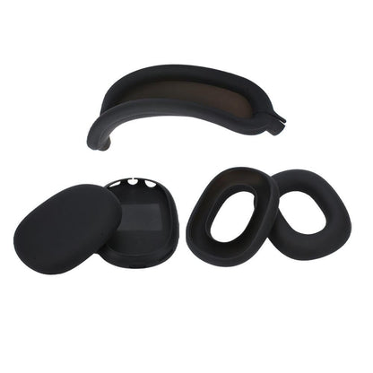 For Apple AirPods Max Headphones Protective Case Silicone Sleeves Full Set Cover Black V1263-JX-7021-1
