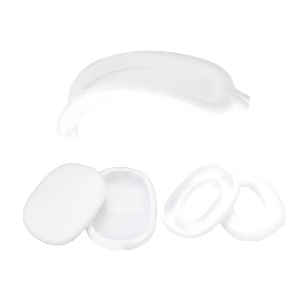 For Apple AirPods Max Headphones Protective Case Silicone Sleeves Full Set Cover White V1263-JX-7021-2