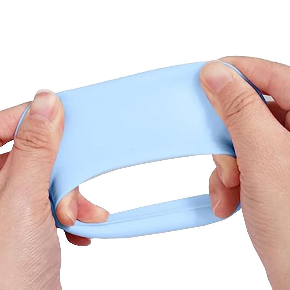 For Apple AirPods Max Headphones Protective Case Silicone Sleeves Full Set Cover Light Blue V1263-JX-7021-3