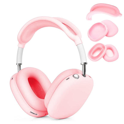 For Apple AirPods Max Headphones Protective Case Silicone Sleeves Full Set Cover Light Blue V1263-JX-7021-3