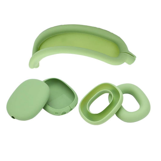 For Apple AirPods Max Headphones Protective Case Silicone Sleeves Full Set Cover Green V1263-JX-7021-5