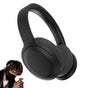 Active Noise Canceling Bluetooth Headphones Over-Ear Wireless Headset Black V1263-JX-7022-1