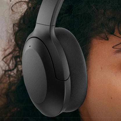 Active Noise Canceling Bluetooth Headphones Over-Ear Wireless Headset Black V1263-JX-7022-1