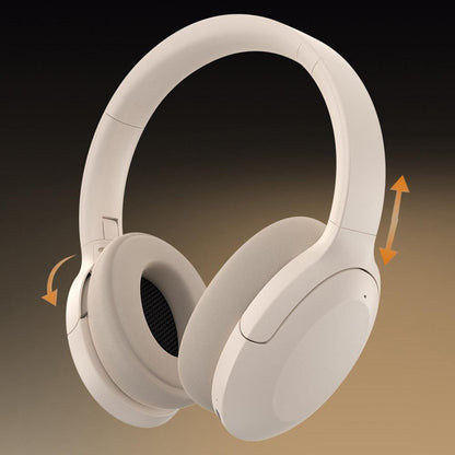 Active Noise Canceling Bluetooth Headphones Over-Ear Wireless Headset Khaki V1263-JX-7022-2