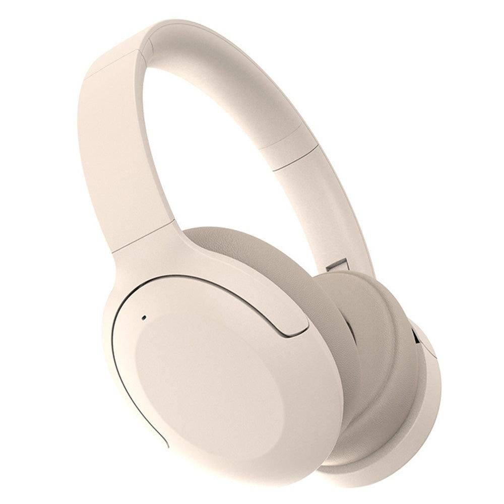 Active Noise Canceling Bluetooth Headphones Over-Ear Wireless Headset Khaki V1263-JX-7022-2