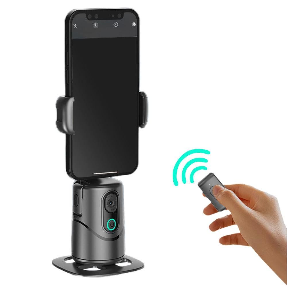 AI Smart Tracking Phone Gimbal 360-Degree Rotating Gesture Control Bluetooth Remote Face and Body Tracking V1263-JX-7023