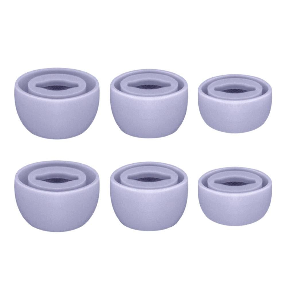 3 Pairs of Replacement Ear Caps for Samsung Galaxy Buds Pro Silicone Ear Tips Purple V1263-JX-7026