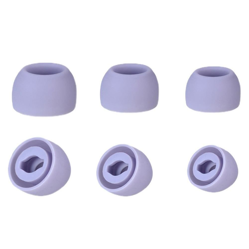 3 Pairs of Replacement Ear Caps for Samsung Galaxy Buds Pro Silicone Ear Tips Purple V1263-JX-7026
