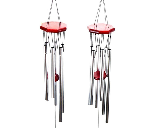 Wood Metal Retro Wind Chime Outdoor Garden Porch Balcony Home Decor Ornament-Random Style V1263-JX-703