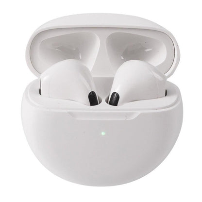 Smartphone Compatible Wireless Earbuds with Charging Case White V1263-JX-7030