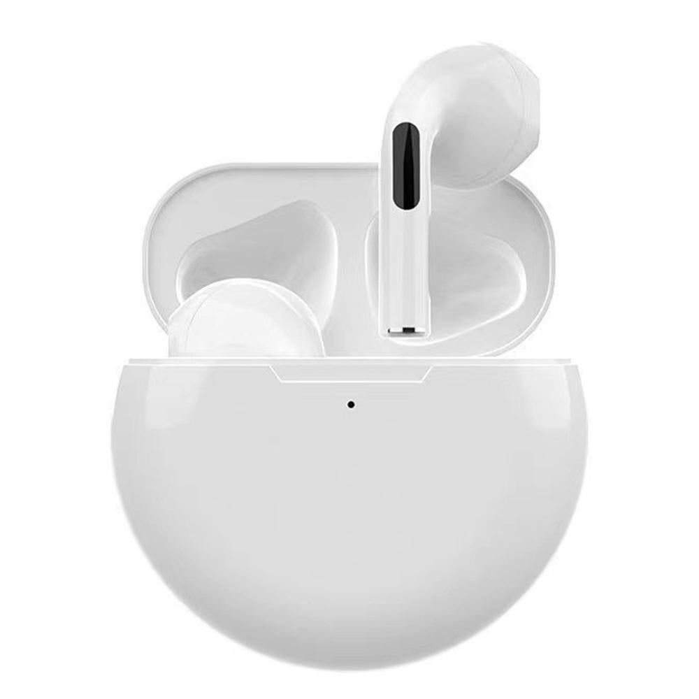 Smartphone Compatible Wireless Earbuds with Charging Case White V1263-JX-7030