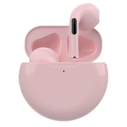 Smartphone Compatible Wireless Earbuds with Charging Case White V1263-JX-7030